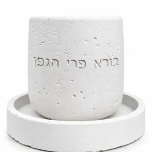 כוס קידוש מבטון פולימרי